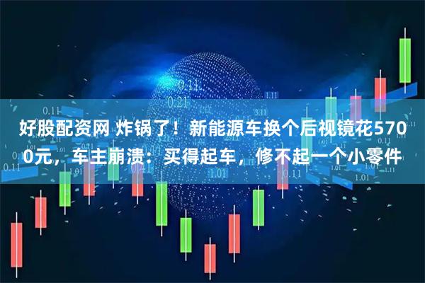 好股配资网 炸锅了！新能源车换个后视镜花5700元，车主崩溃：买得起车，修不起一个小零件